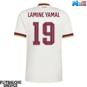 Španělsko Lamine Yamal #19 Venkovní Dres MS 2026 Krátký Rukáv